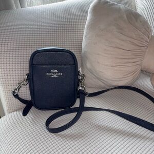 Coach Navy Blue Crossbody Bag